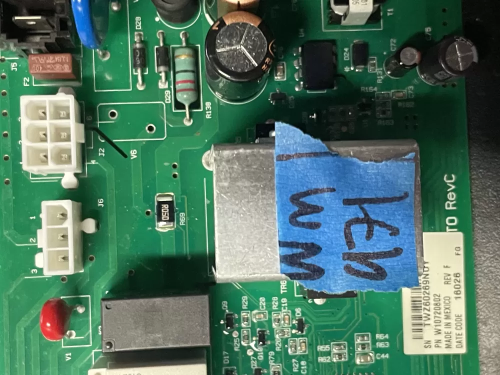 Whirlpool W10720802 Washer Main Control Board AZ23650 | WM971