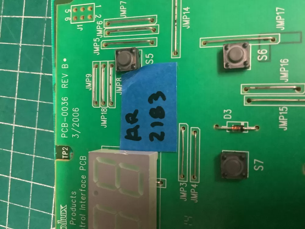 electronic control board PCB-0036 AZ197740 | AR2183