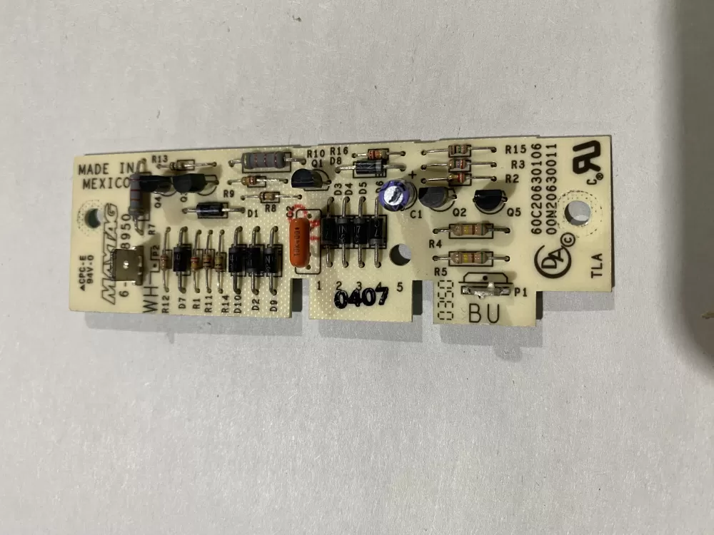 Maytag  Crosley WP33001212  AP6007922  33001212  00N20630011  3-8110  308110  3708950  516163  6-3708950  PS11741047  Y308110 Dryer Control Board