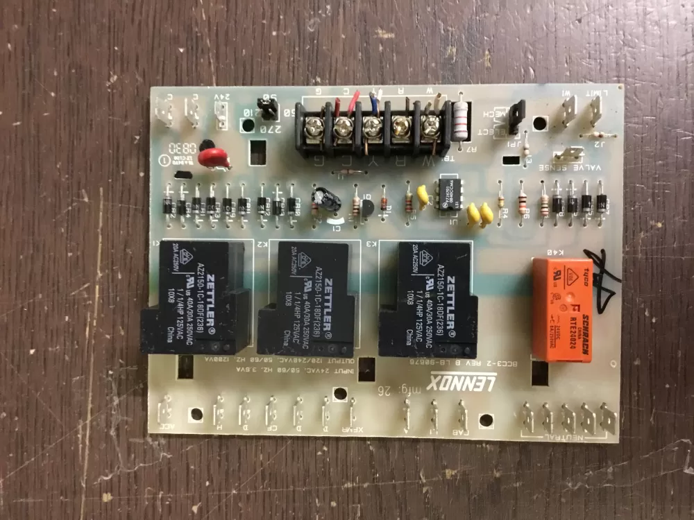 Lennox 091128474 BCC3-2 65K29 LB-90676 Furnace Control Board Circuit