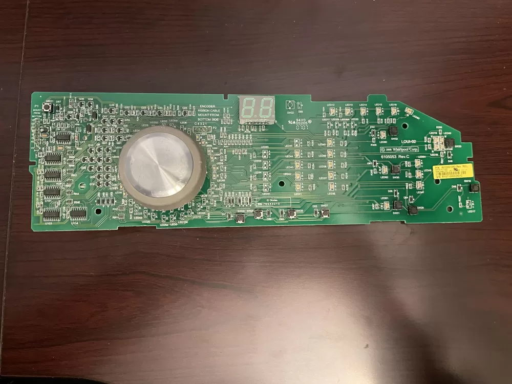 Whirlpool W10051093 Dryer Control Board