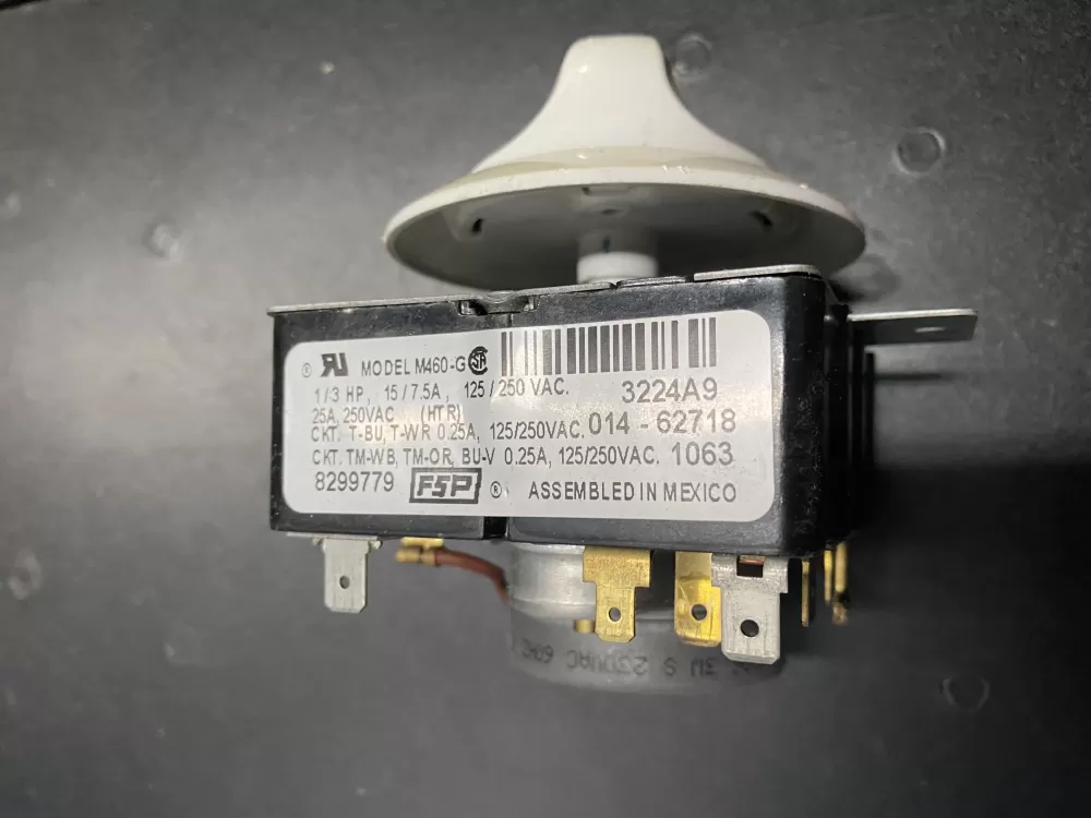 Whirlpool  Maytag  Kenmore  Amana AP6012587 8299779 8299779R WP8299779 PS11745797 Dryer Timer