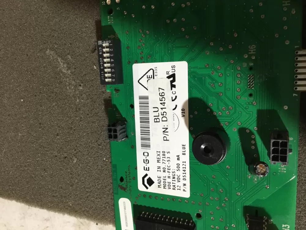 SpeedQueen D514567 Dryer Control Board AZ101414 | NR597