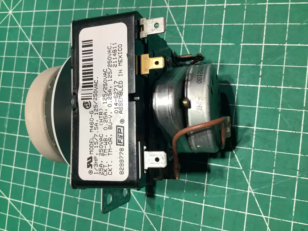 Whirlpool  Kenmore  Inglis  Estate  Amana WP8299778  AP6012586  8299778  909729  PS11745796 Washer Timer