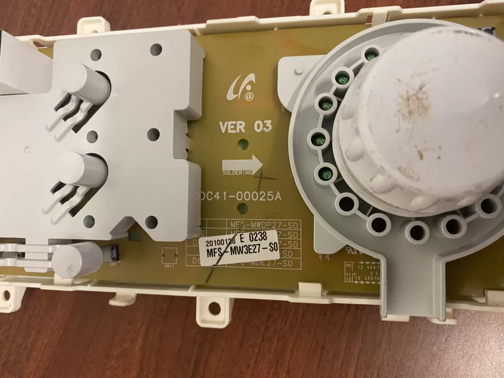 Samsung DC92-00124A DC41-00025A Dryer UI Control Board AZ38916 | BKV384