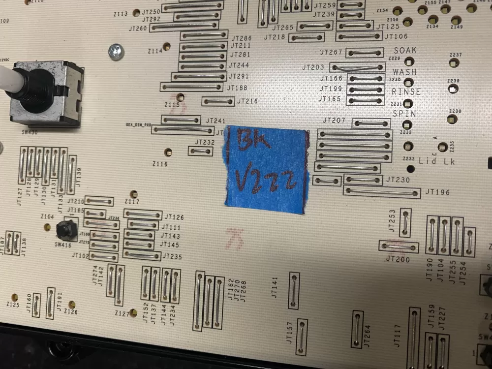 GE 237D1060G026 Washer Control Board AZ14505 | BKV222
