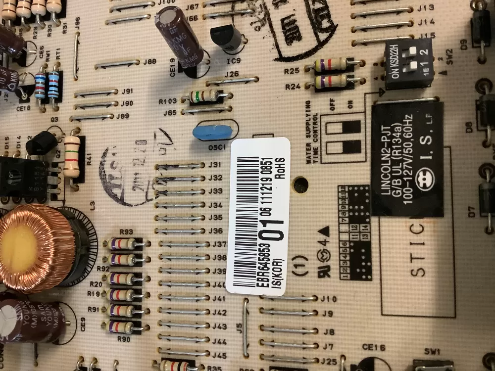 LG Kenmore EBR64585301 Refrigerator Control Board AZ232045 | NR457