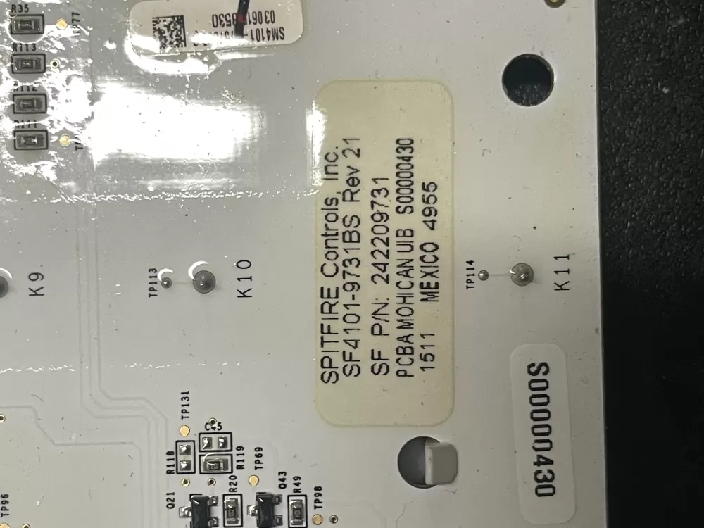 Frigidaire 242209731 Refrigerator Display Control Board AZ18720 | WM1259