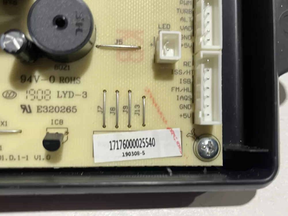 Samsung 17176000025540 Dishwasher Control Board AZ135744 | Wm3242
