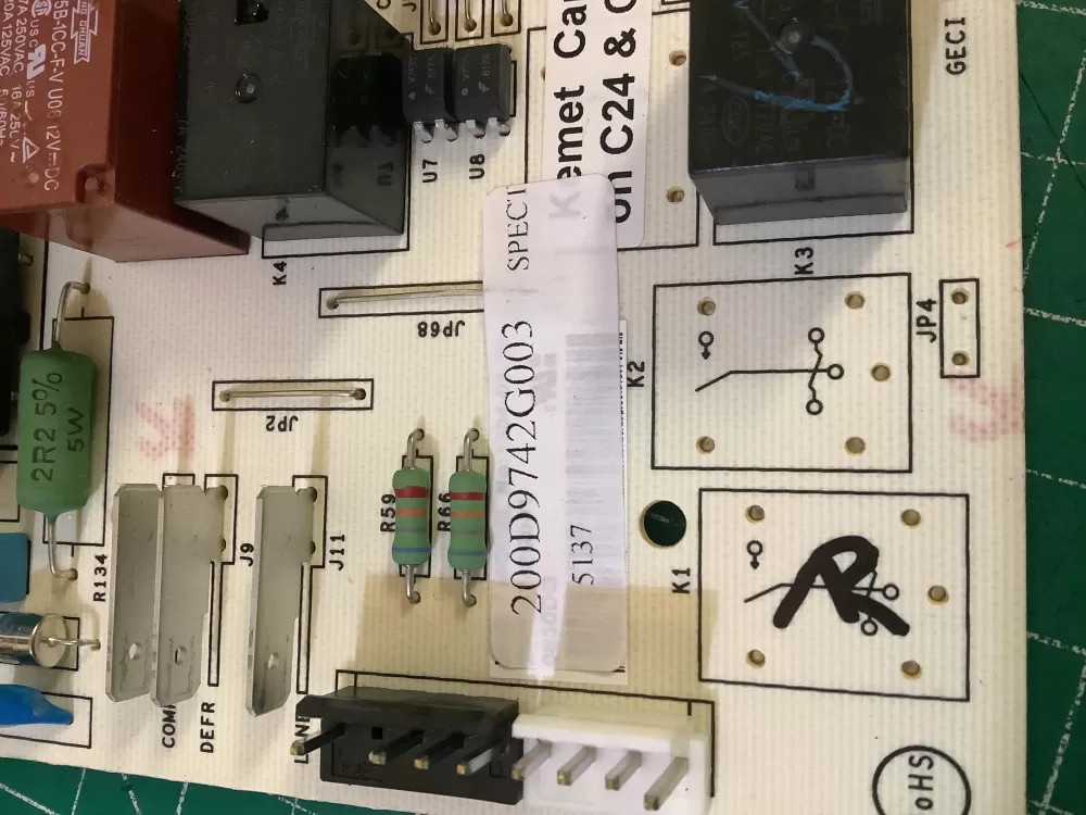 GE 200D9742G003 Refrigerator Control Board AZ211828 | NR1767