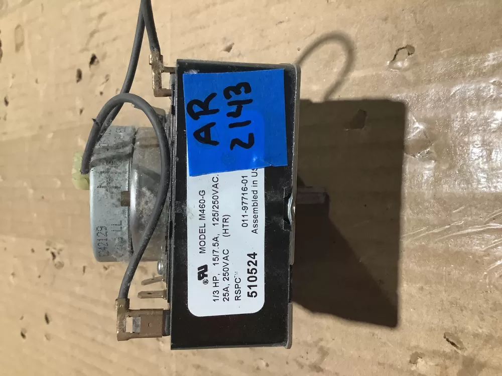 Alliance #D510524P 510524P Speed Queen Dryer TIMER 120/60 AZ115488 | AR2143
