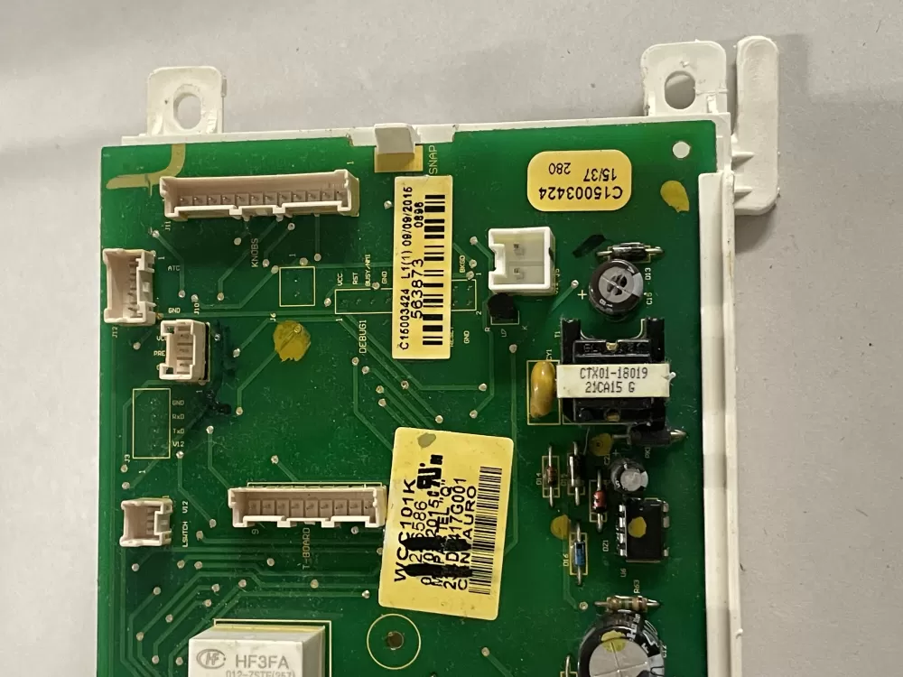 GE EBX1216P001R001 Wh12x10586 Washer Control Board Assembly AZ144526 | KM2423