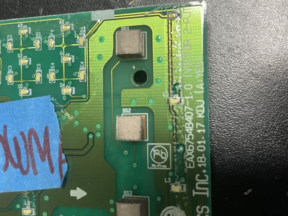 LG EBR85235703 Dryer Control Board AZ12612 | 665