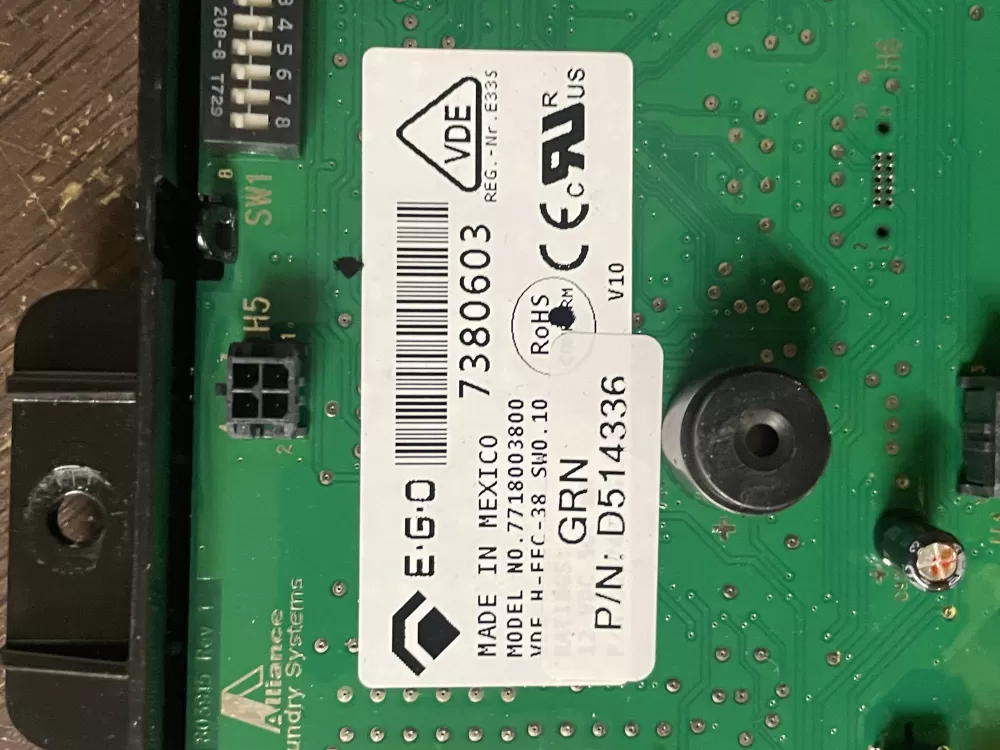 Dryer Control Assembly Board  514336 D514336P AZ44482 | Wmv65