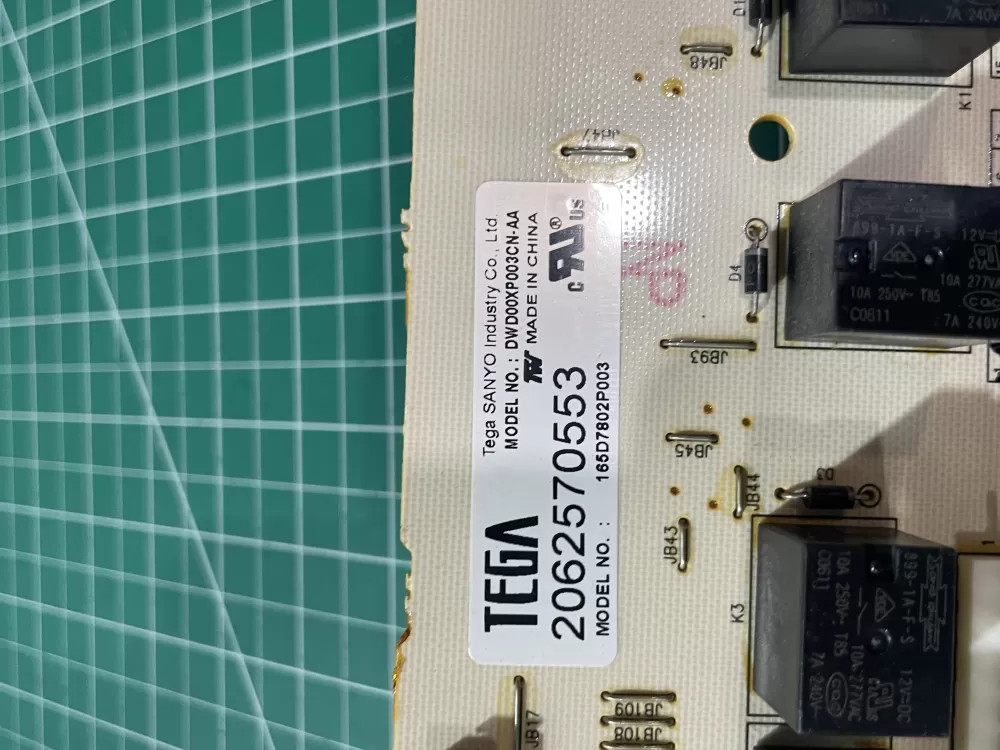 GE Power Dishwasher Control Board 165D7802P003 WD21X10247 AZ188264 | Wm2360