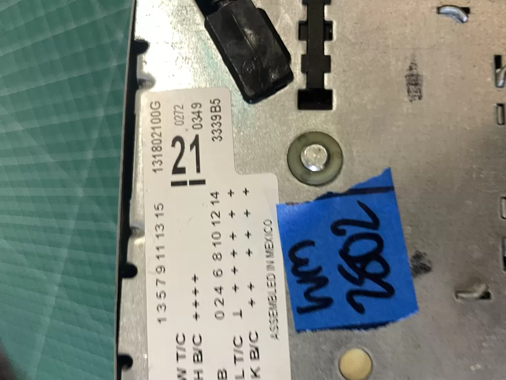 GE Frigidaire Kenmore Electrolux 131802100G Washer Timer AZ200783 | Wm2802