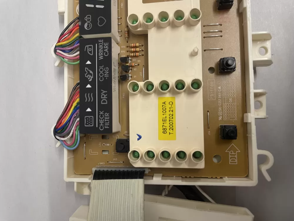 LG Dryer PCB Display Control 6871EL1007A AZ208244 | KMV716