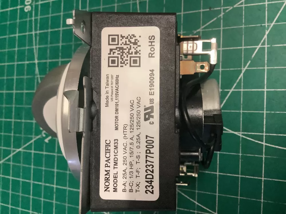 Hotpoint General Electric WE04X25586 234D2377P007 Dryer Timer AZ199675 | AR2780