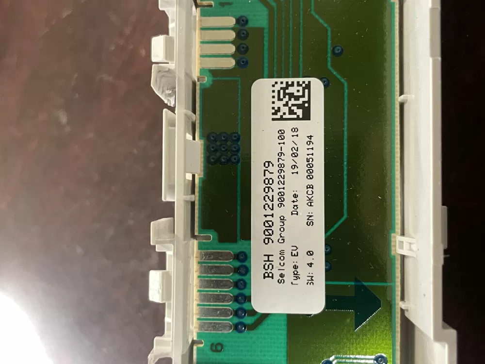 Bosch 9001229879 Dishwasher Control Board AZ37411 | Wm434
