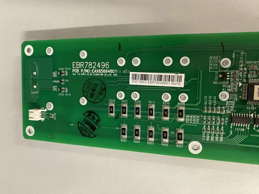 LG EBR78249601 Refrigerator Control Board AZ219244 | BK756