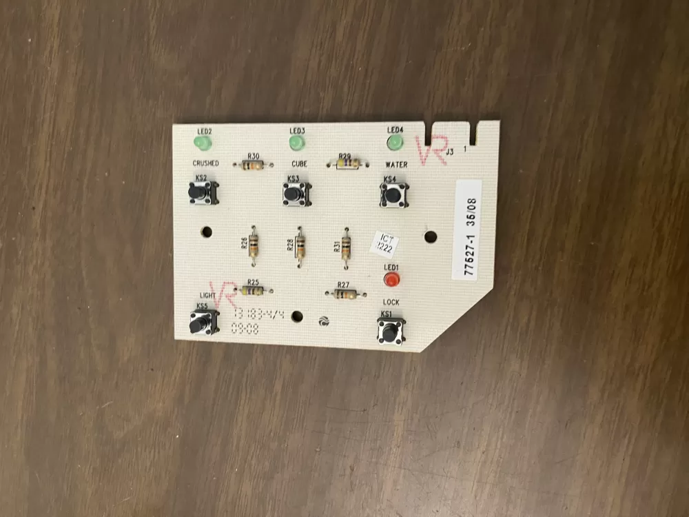 Whirlpool  Maytag  Jenn Air  Admiral WP61003421  AP6009993  61003421  665292  77527-1  PS11743168 Refrigerator Dispenser Control Board