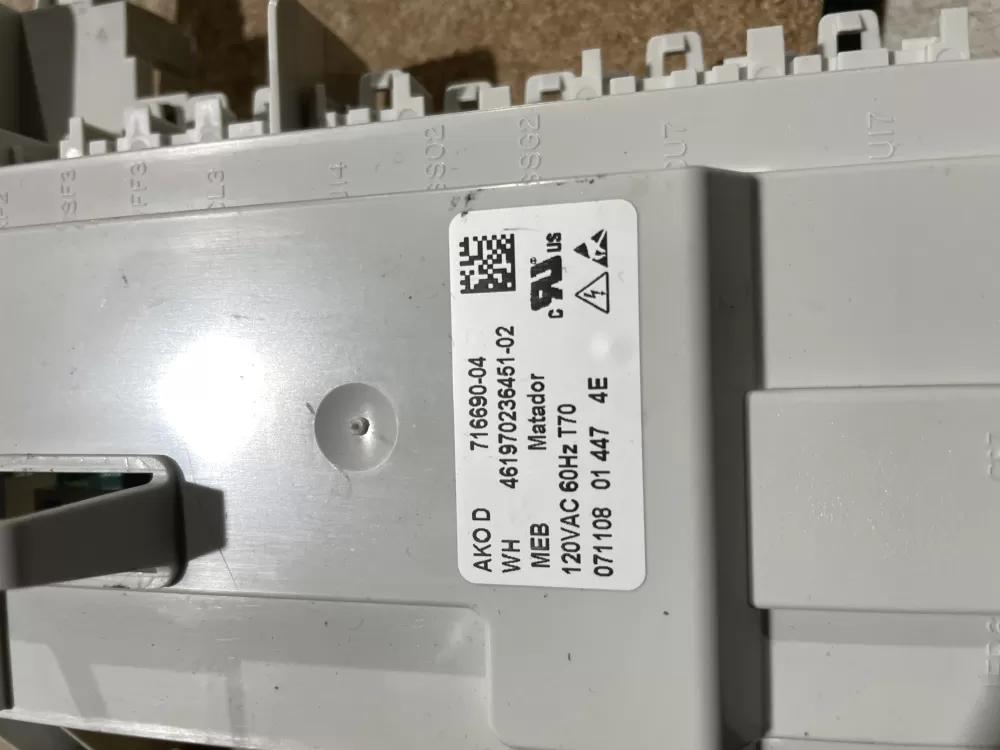 Whirlpool Kenmore 716690 07 Washer Control Board W10156258  AZ75715 | Wm1086