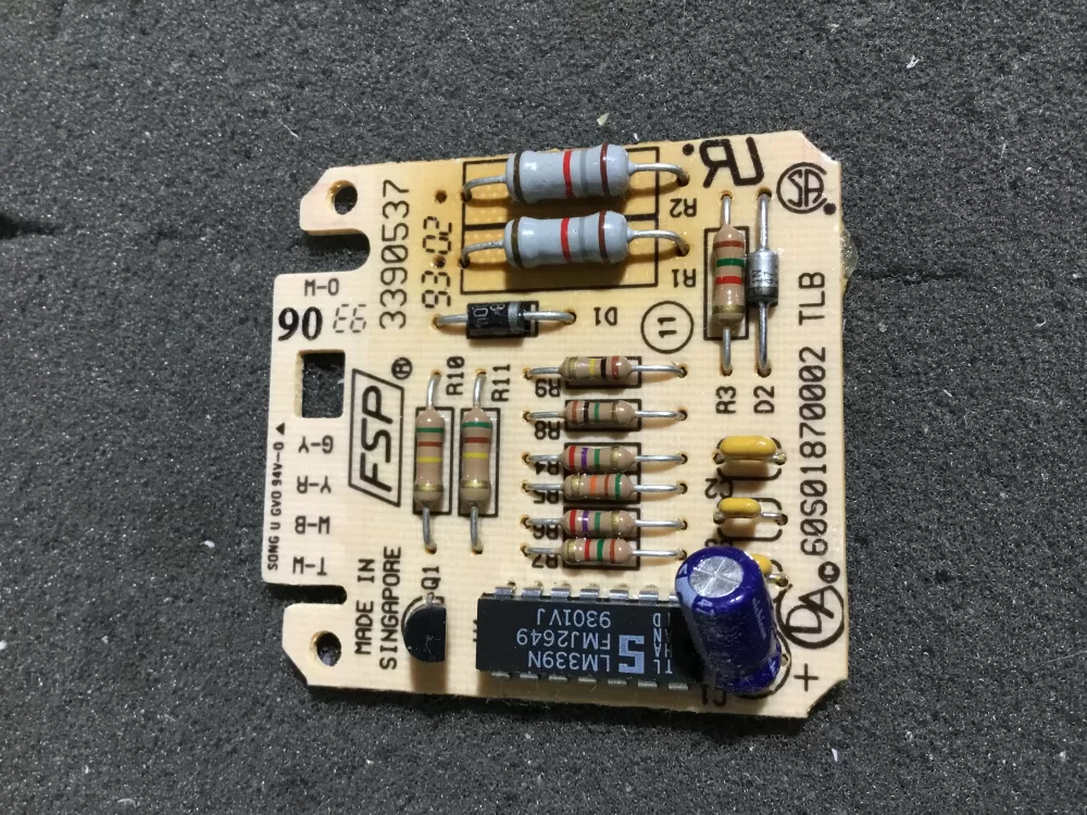 Whirlpool Maytag W10476828 Dryer Moisture Sensor Control Board AZ95388 | NR99