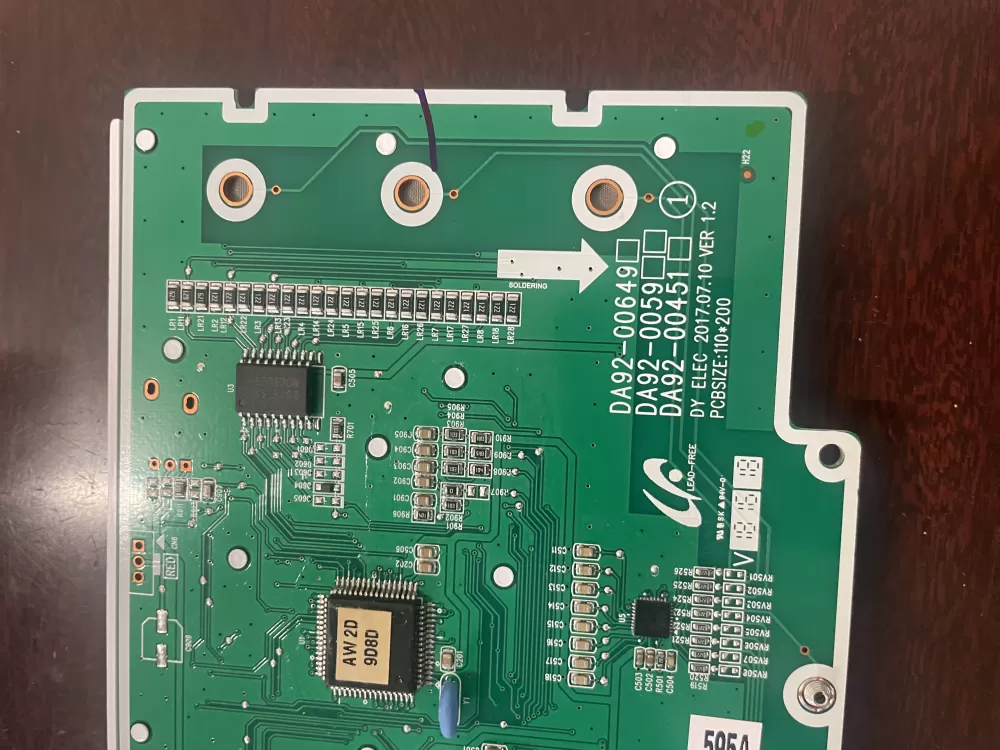 Samsung DA92 00649A Refrigerator Control Board Dispenser AZ47576 | KM1623