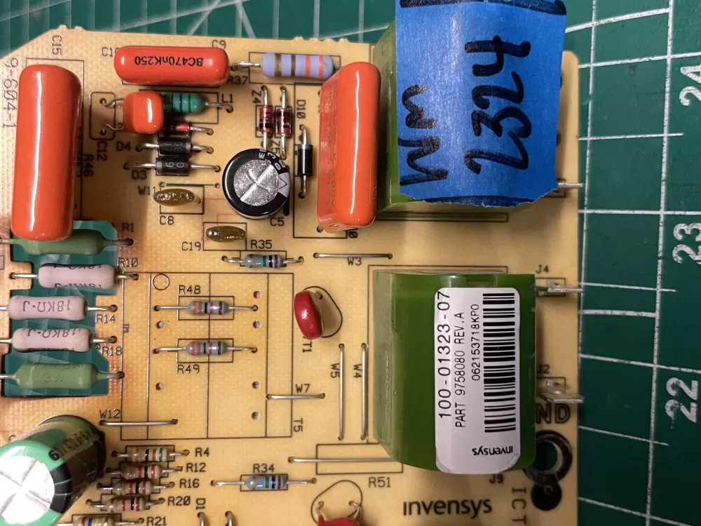 Whirlpool Amana 100 01323 07 9758080 Range Control Board AZ207361 | Wm2324