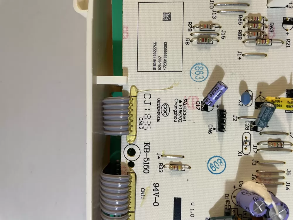 GE WH12X27293 17238100000283 Washer Control Board  AZ131100 | KMV446