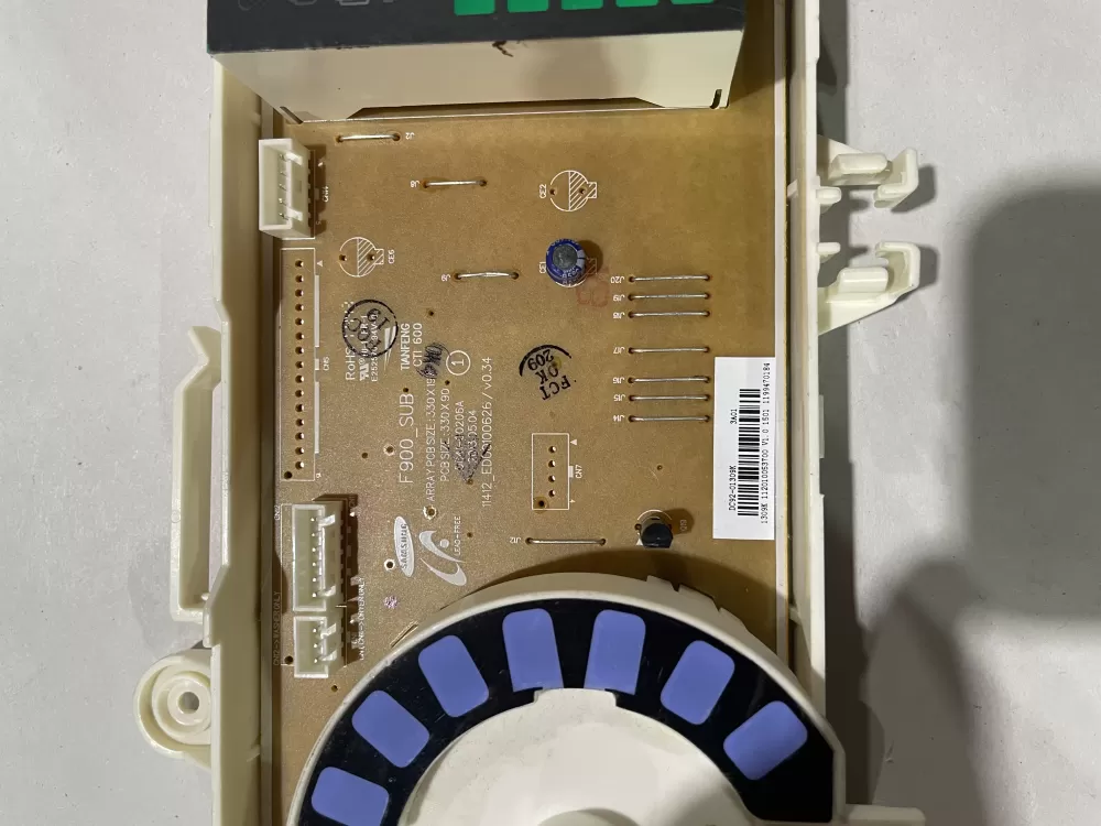 Samsung DC92 01309K Dryer Control Board AZ155261 | KMV788