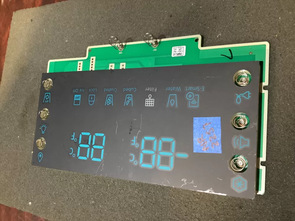 Samsung DA92-00596A Refrigerator Dispenser Control Board AZ124203 | NR2257
