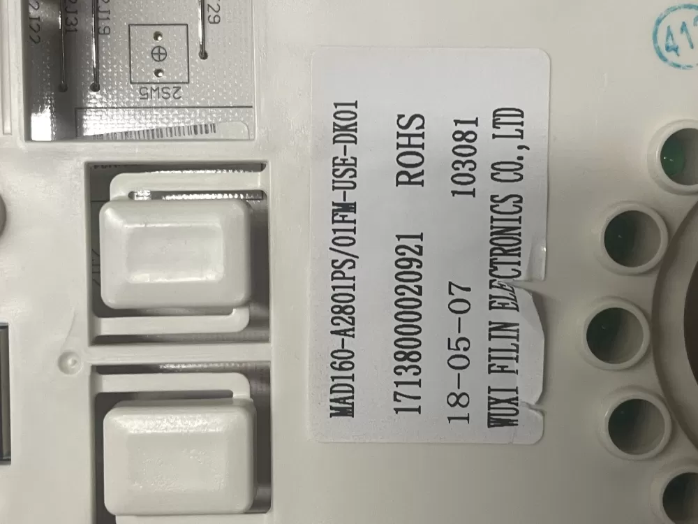 Frigidaire 17138000020921 Washer Control Board AZ17612 | WMV77