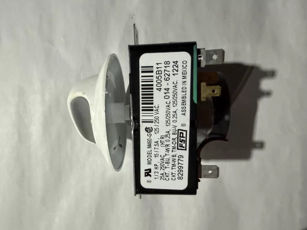 Whirlpool  Maytag  Kenmore  Amana AP6012587 8299779 8299779R WP8299779 PS11745797 Dryer Timer