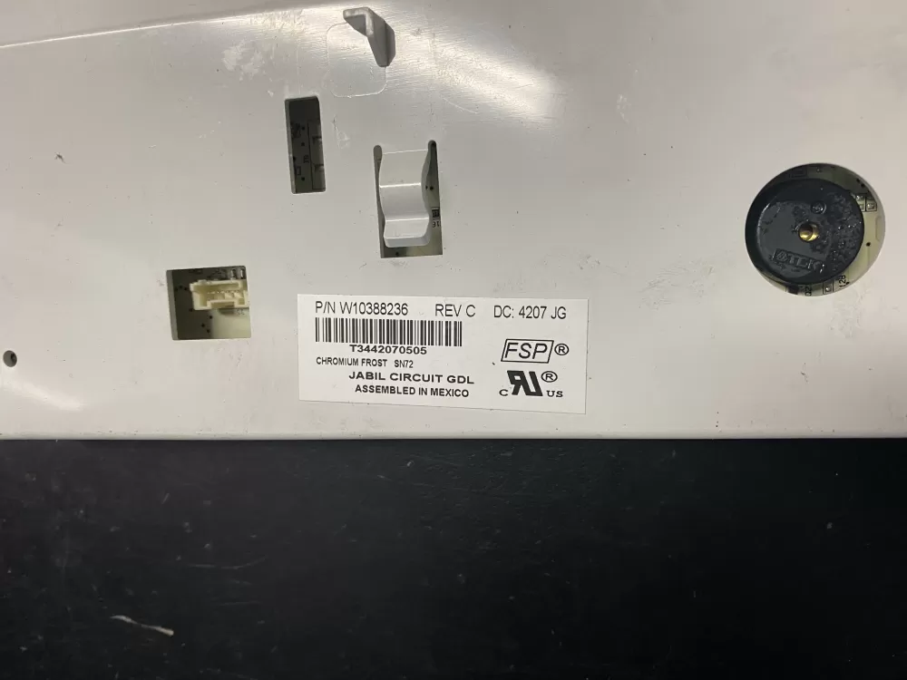 Whirlpool W10388236 Refrigerator Control Dispenser Board AZ9521 | BK895