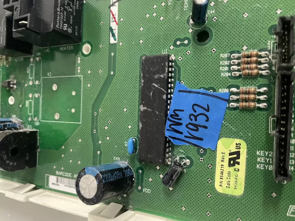 Whirlpool Kenmore WP8546219 3980062 A Dryer Control Board AZ210830 | Wmv932