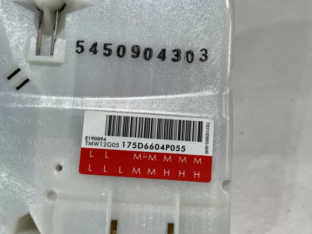 GE 175D6604P055 WH45X22698 Washer Timer AZ149357 | Wm1878
