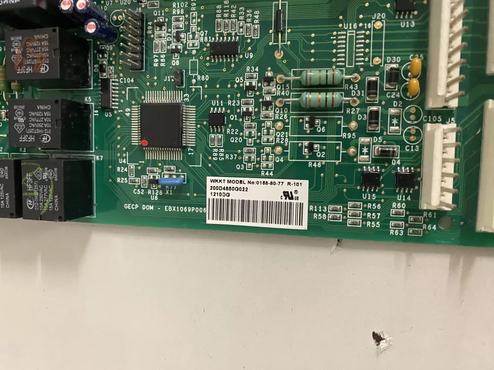 GE 200D6221G028 EBX1110P002 Refrigerator Control Board AZ204611 | BK2133