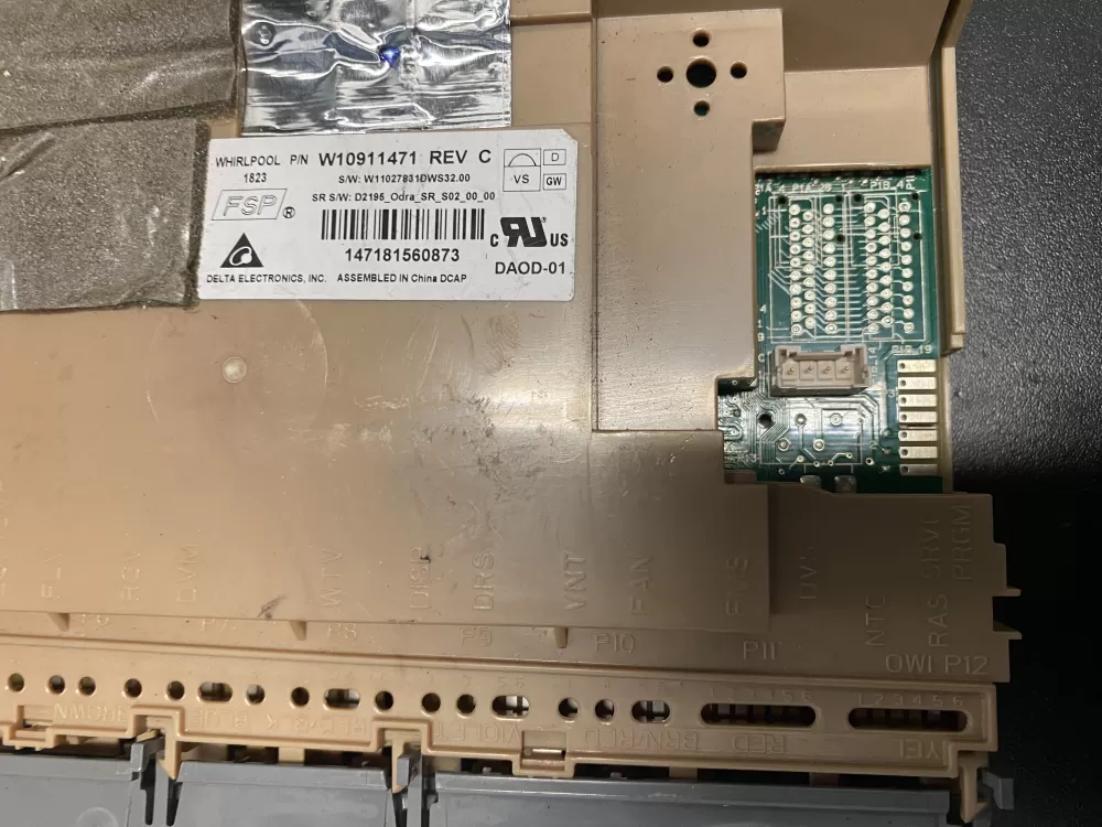 Whirlpool W10911471 W11120155 Dishwasher Control Board AZ12796 | BK749