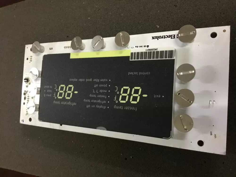 Frigidaire AP6285796 242209730 PS12364209 Refrigerator Control Board Display