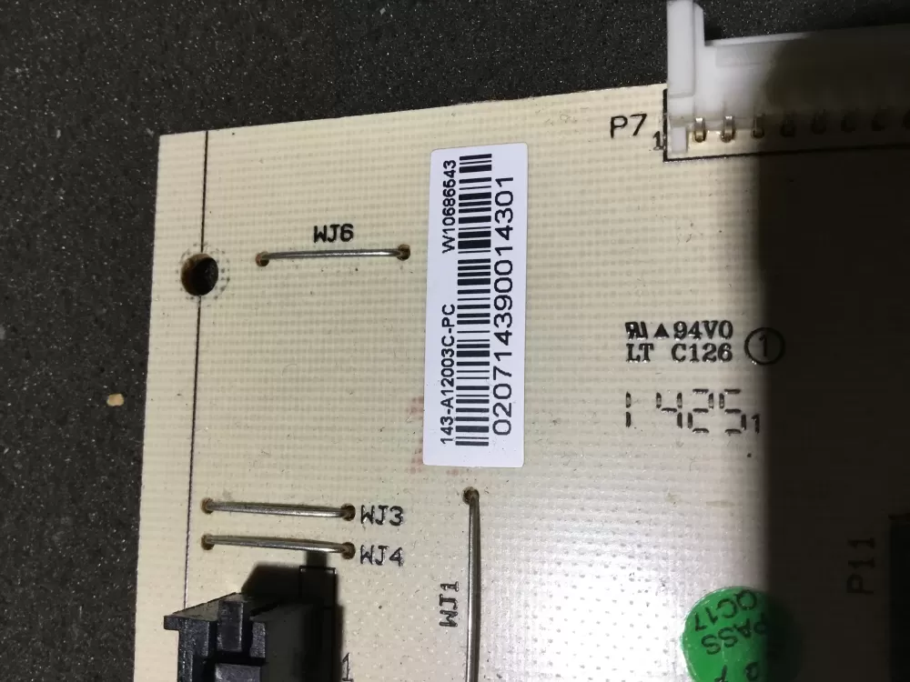 Maytag WPW10686543 Microwave Control Board AZ99645 | NR34