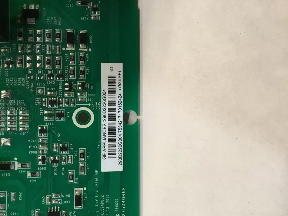 GE WH22X36498 290D2226G004 Washer Control Board AZ99755 | BG1216