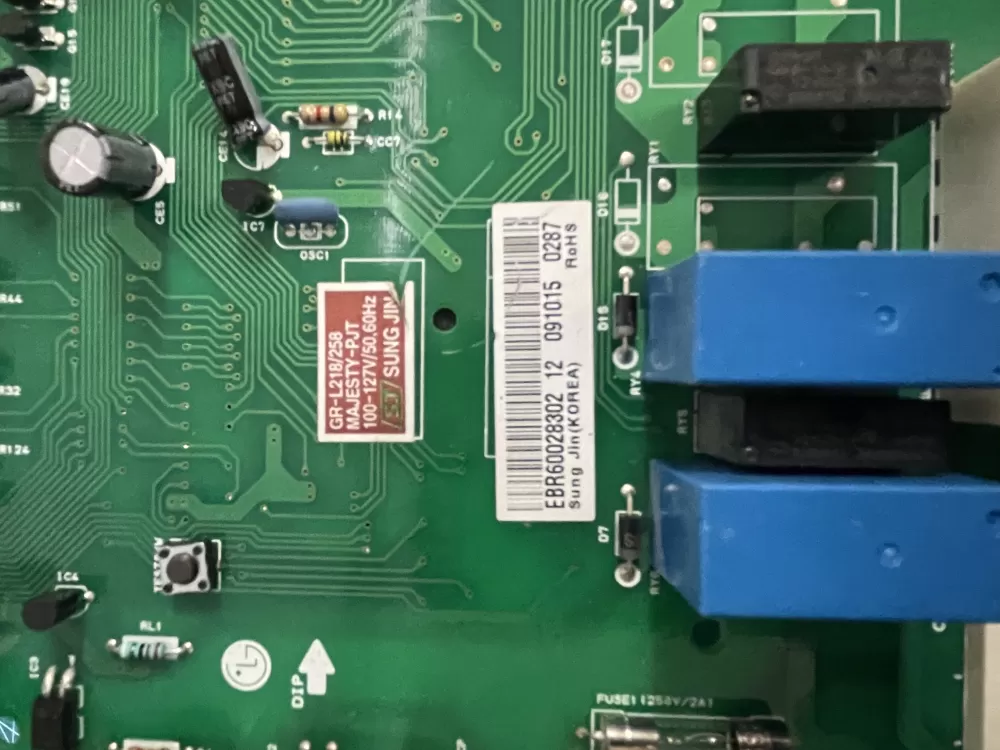 LG Refrigerator EBR60028302 Main control Board AZ200927 | Wm2448