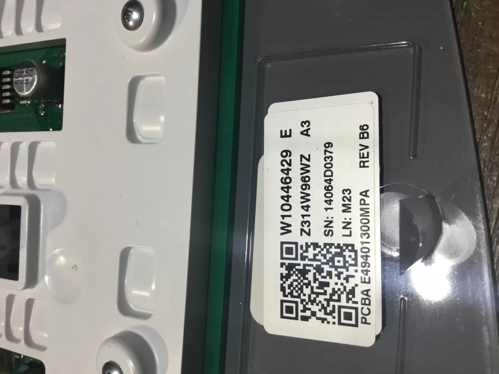 Whirlpool W10446429 Washer Control Board User Touchpad Panel AZ54442 | NRV522