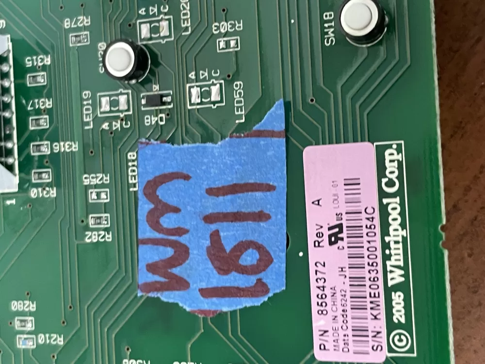Whirlpool Kenmore 8564372 WP8564372 Washer WP Control Board AZ49556 | Wm1811