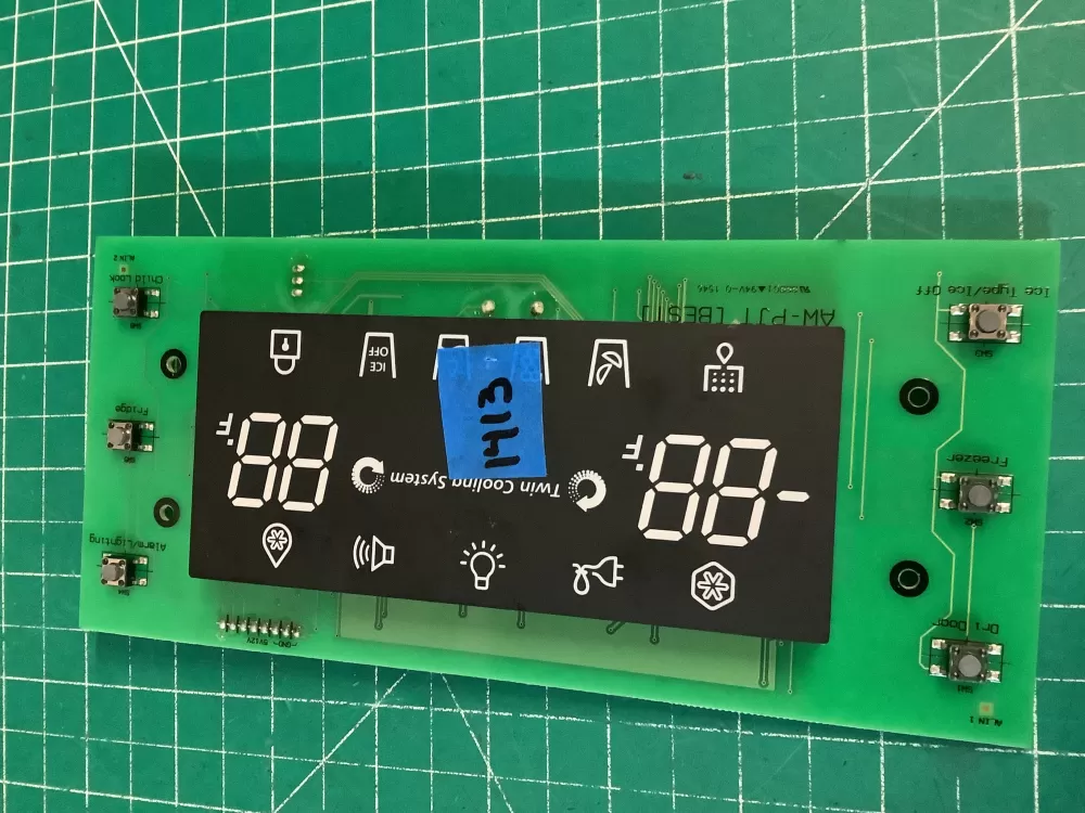 Samsung DA41-00463F Refrigerator UI Display Control Board AZ230968 | NR1413