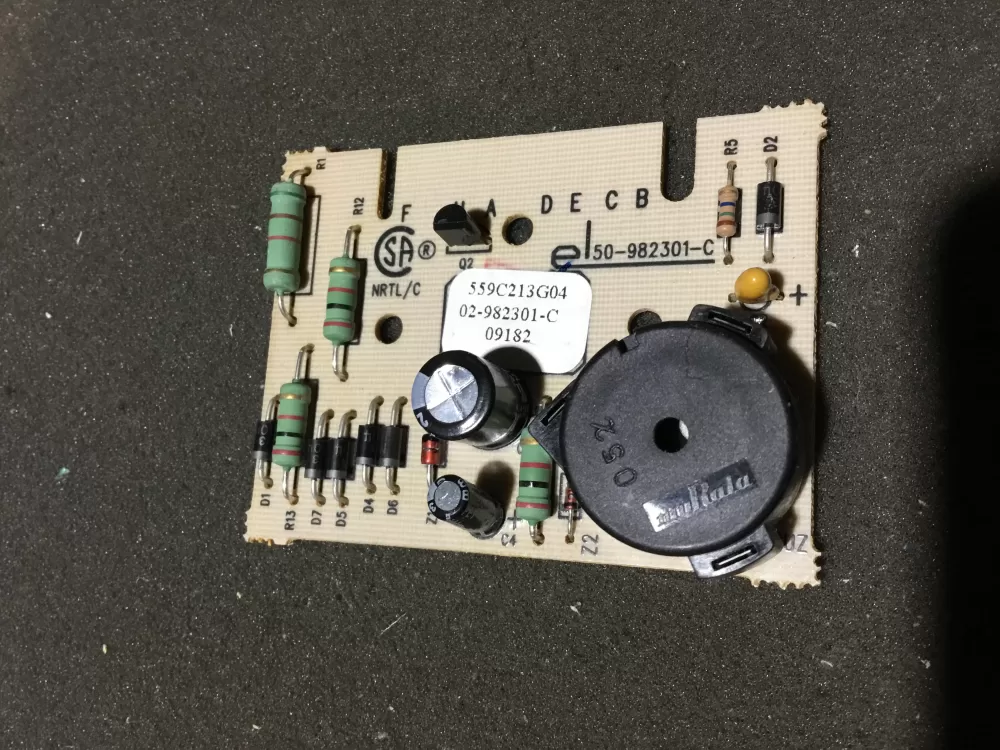 GE 02-982301-C  559c213g04  Dryer Control Board