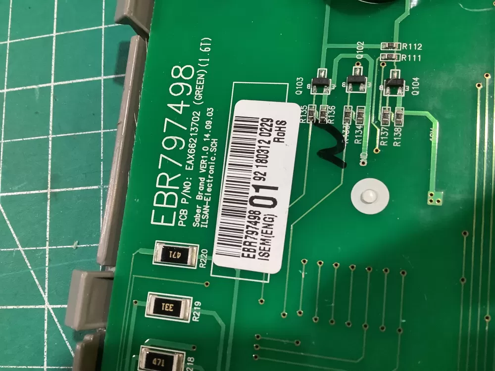 LG Kenmore EBR79749801Refrigerator Dispenser Control Board AZ161967 | NR368