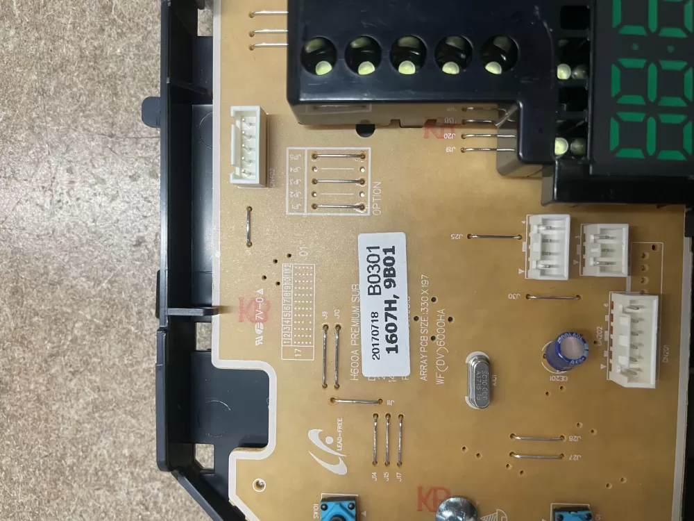 Samsung DC92-01607H Dryer Control Board AZ20509 | KMV323