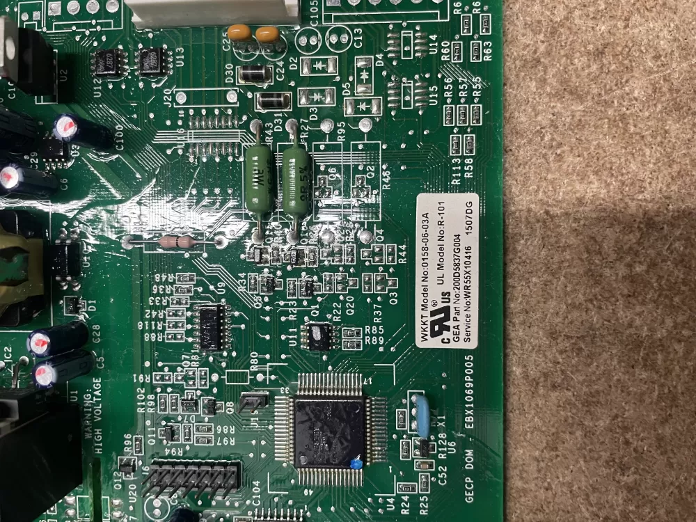 GE 200D5837G004 WR55X10416 WR55X10942C AP7188100 WR55X10942P WR55X10942 WR49X10060 WR55X10160 WR55X10187 WR55X10328 WR55X10333 WR55X10335 WR55X10336 WR55X10339 WR55X10358 WR55X10366 WR55X10372 WR55X10379 WR55X10381 WR55X10385 WR55X10427 WR55X10432 WR55X10436 WR55X10456 WR55X10473 WR55X10474 WR55X10523 WR55X10524 WR55X10526 WR55X10529 Refrigerator Control Board